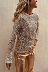 Sparkle | Long Sleeve glamour Blouse