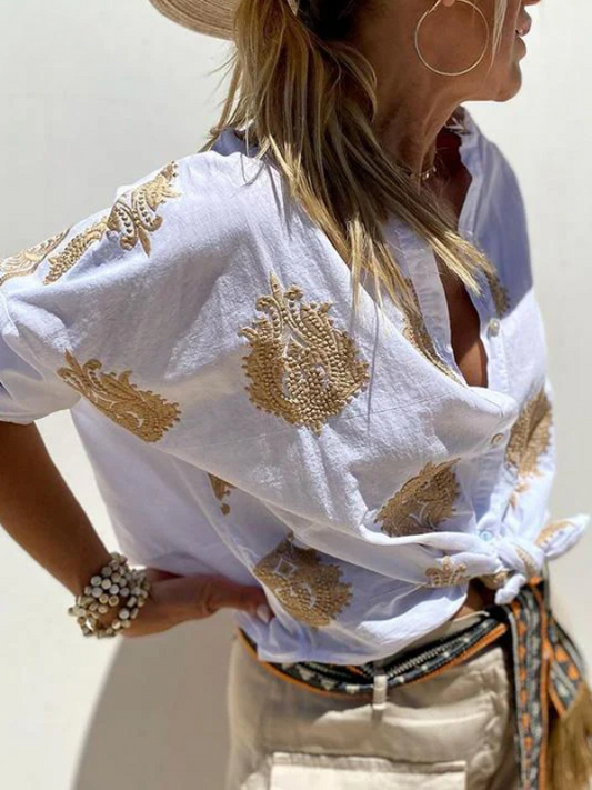 Hannah™ - Beach Vibe Summer Blouse