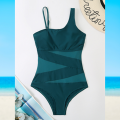 Denise - Chic Asymmetrical Swimsuit