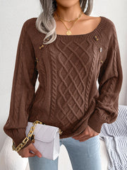 Layna | Long Sleeve Knitted Pullover 45% OFF