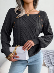 Layna | Long Sleeve Knitted Pullover 45% OFF