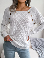 Layna | Long Sleeve Knitted Pullover 45% OFF