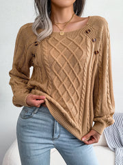 Layna | Long Sleeve Knitted Pullover 45% OFF