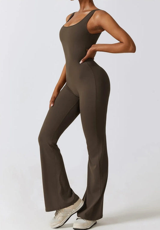 Imprint Hollow Back Jumpsuit | OVER 40% DISCOUNT