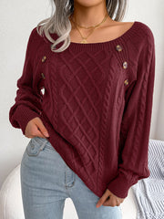 Layna | Long Sleeve Knitted Pullover 45% OFF