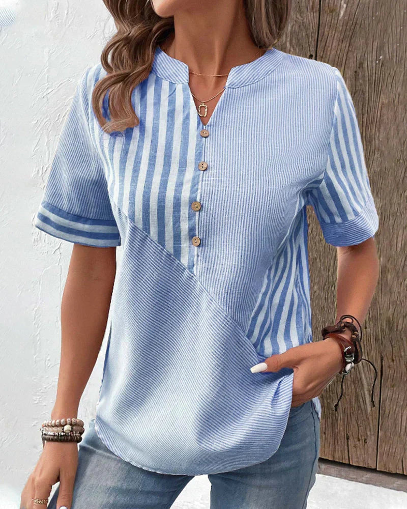 Janine™ | Blouse with unique print
