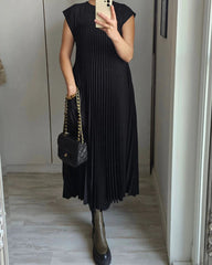 Eva | Pleated Dress | 50% OFF